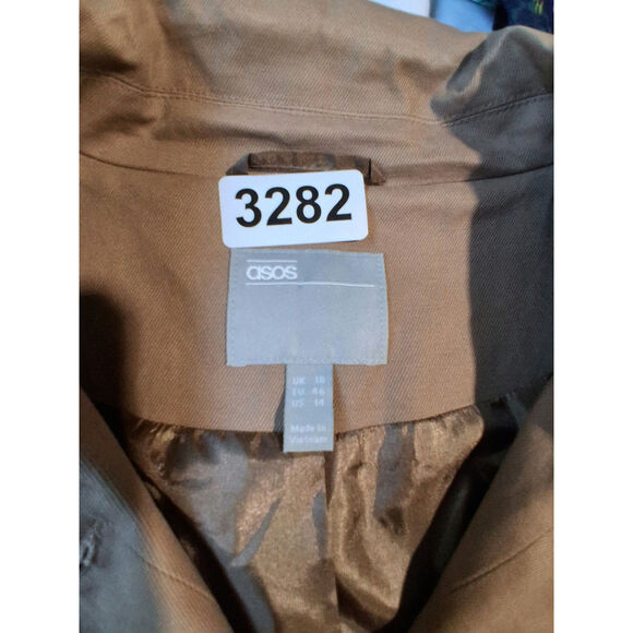 Asos Women's size 14 Oversized Utility Cargo Barn Field Boxy Grungecore Jacket - Picture 7 of 12